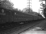 Long line of stored MP70 doubledecker MUs